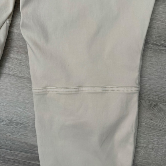 SPANX Women’s Cream Ankle Zip Pull on Twill Joggers Size XL - Picture 6 of 8